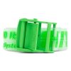 off white neon green belt